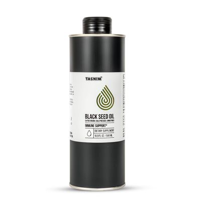 100% Ethiopian BlackSeed Oil 16.9 Fl Oz - Cold Pressed Black Seed Oil for Immune Support, High Potency 5.7% - 21% Thymoquinone Skin, Hair & Overll Health - Unrefined Black Cumin Seed Oil - Gluten Free
