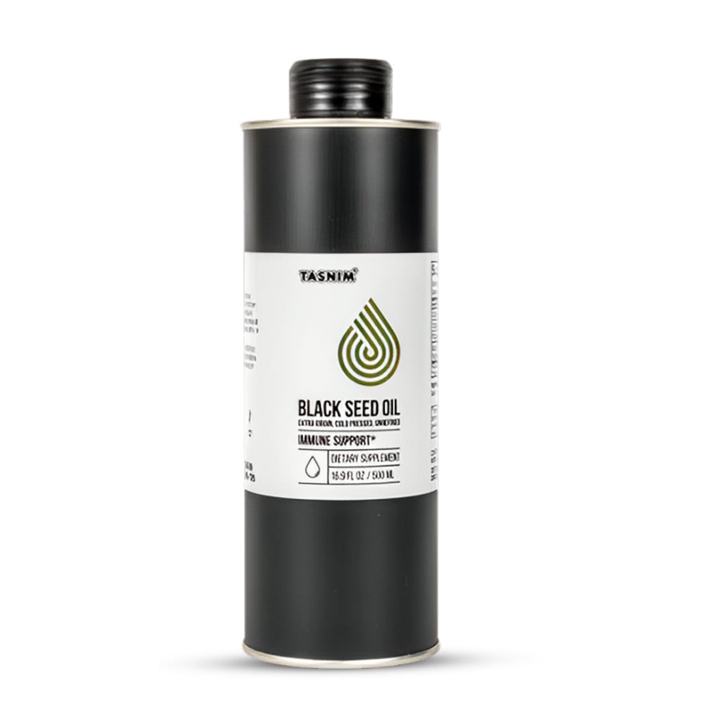 100% Ethiopian BlackSeed Oil 16.9 Fl Oz - Cold Pressed Black Seed Oil for Immune Support, High Potency 5.7% - 21% Thymoquinone Skin, Hair & Overll Health - Unrefined Black Cumin Seed Oil - Gluten Free