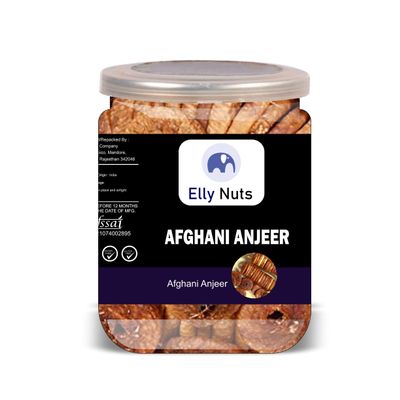 ELLY NUTS Afghani Anjeer 300 Gram Airtight Container