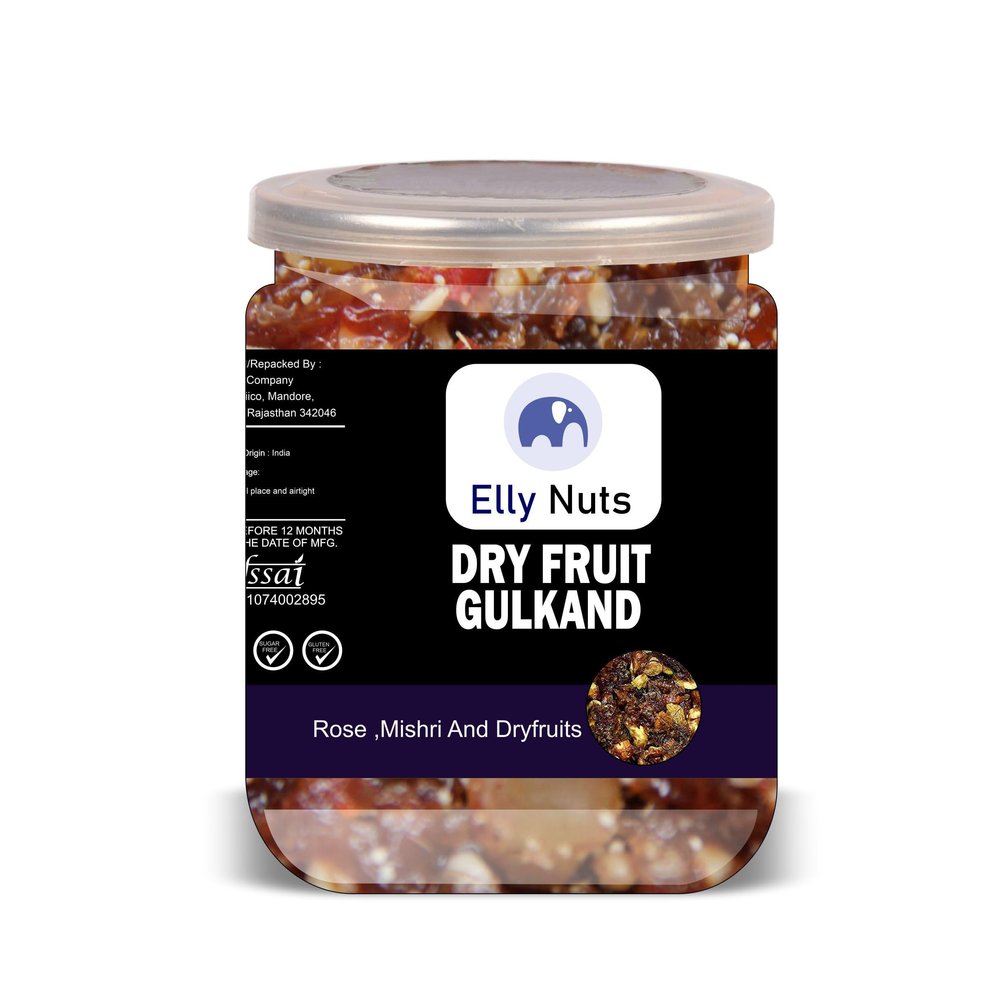 ELLY NUTS Dry Fruit Gulkand 300 Gram Airtight Container