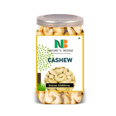 NATURE'S BRIDGE Cashew 500 Gram Airtight Container