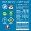 Eat Regal Brown Rice with 5 Ancient Grains, Always Fluffy, No Clump & No Kneading, Microwave in 1.5 Minutes, 16g Protein 16g Fiber, Vegan Gluten-Free Non-GMO, 8.8 oz Pack of 6 view 2