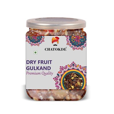 CHATOKDE Dry Fruit Gulkand 300 Gram Airtight Container