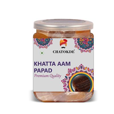 CHATOKDE Khatta Aam Papad 500 Gram Airtight Container