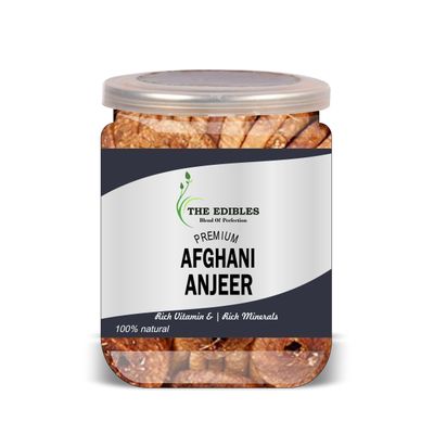 THE EDIBLE Afghani Anjeer 500 Gram Airtight Container