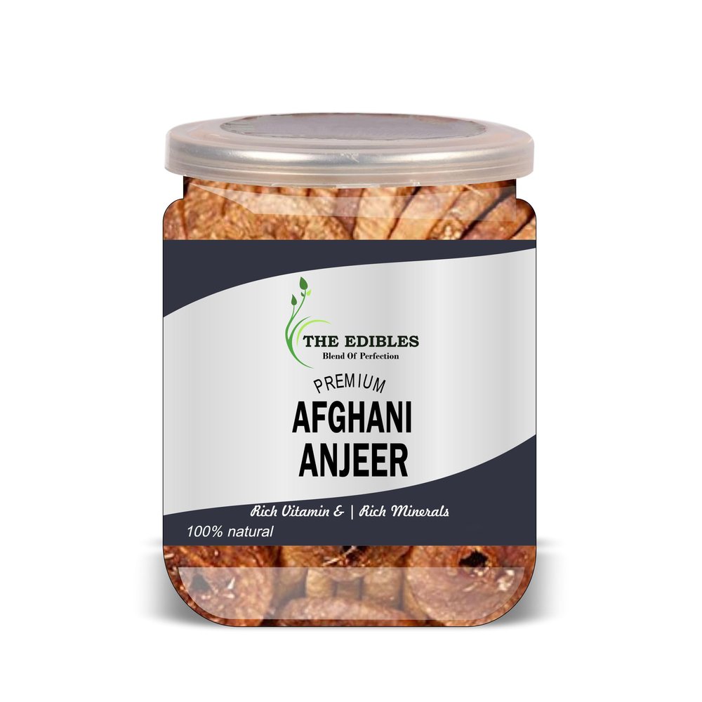 THE EDIBLE Afghani Anjeer 500 Gram Airtight Container