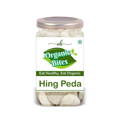 ORGANIC BITES Hing Peda 300 Gram Airtight Container