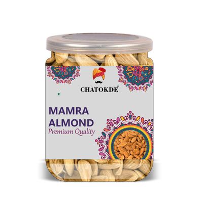 CHATOKDE Mamra Almond 500 Gram Airtight Container
