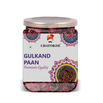 CHATOKDE Gulkand Mouth Freshener 500 Gram Airtight Container