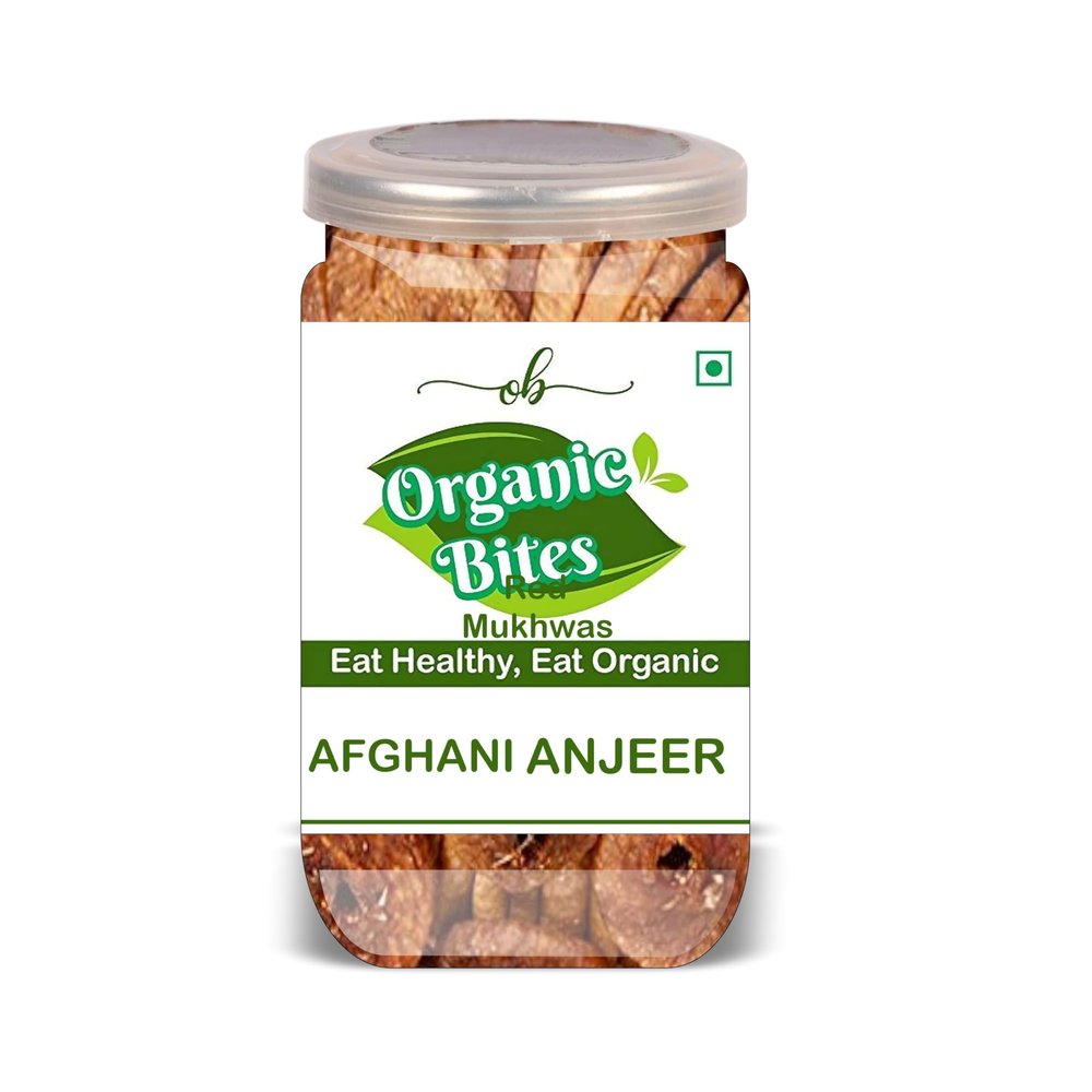 ORGANIC BITES Afghani Anjeer 300 Gram Airtight Container