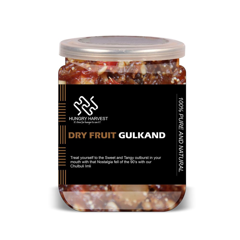 HUNGARY HARVEST Dry Fruit Gulkand 500 Gram Airtight Container