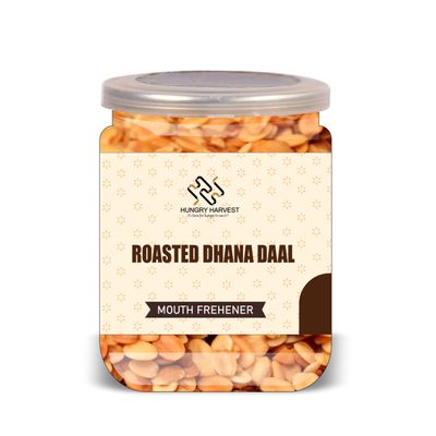 HUNGARY HARVEST Roasted Dhana Daal 300 Gram Airtight Container