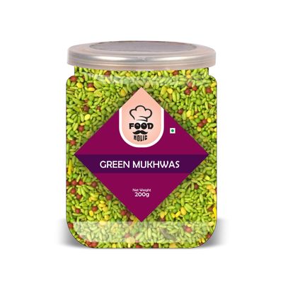FOOD HOLIC Green Mukhwas 300 Gram Airtight Container