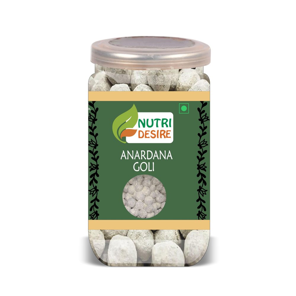 NUTRI DESIRE Anardana Goli 300 Gram Airtight Container