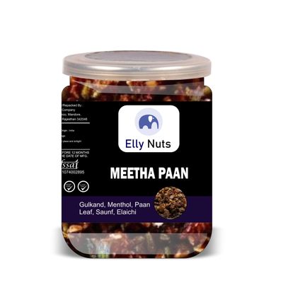 ELLY NUTS Meetha Paan 500 Gram Airtight Container