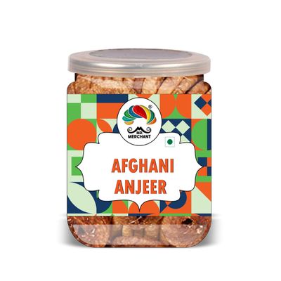 MR.MERCHANT Afghani Anjeer 500 Gram Airtight Container