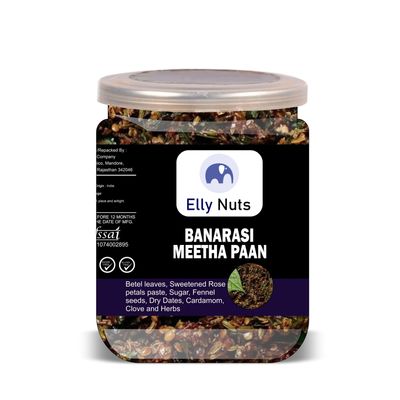 ELLY NUTS Banarasi Meetha Paan 500 Gram Airtight Container