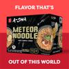 A-Sha Meteor Noodle with Danzai Sauce, 12 Packs, Gourmet Asian Taiwanese Healthy Instant Ramen Noodles view 3