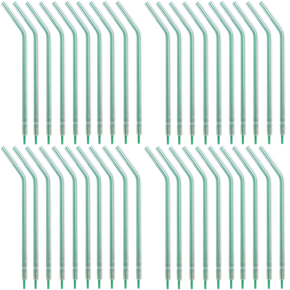 AmeriCan Goods 250 Pack 3 Way Dental Air Water Syringe Tips Green Color Disposable Spray Nozzles