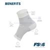OS1st FS6 Plantar Fasciitis Foot Sleeve for Plantar Fasciitis Pain, Heel and Arch Pain, and Arch Support (X-Small) view 4