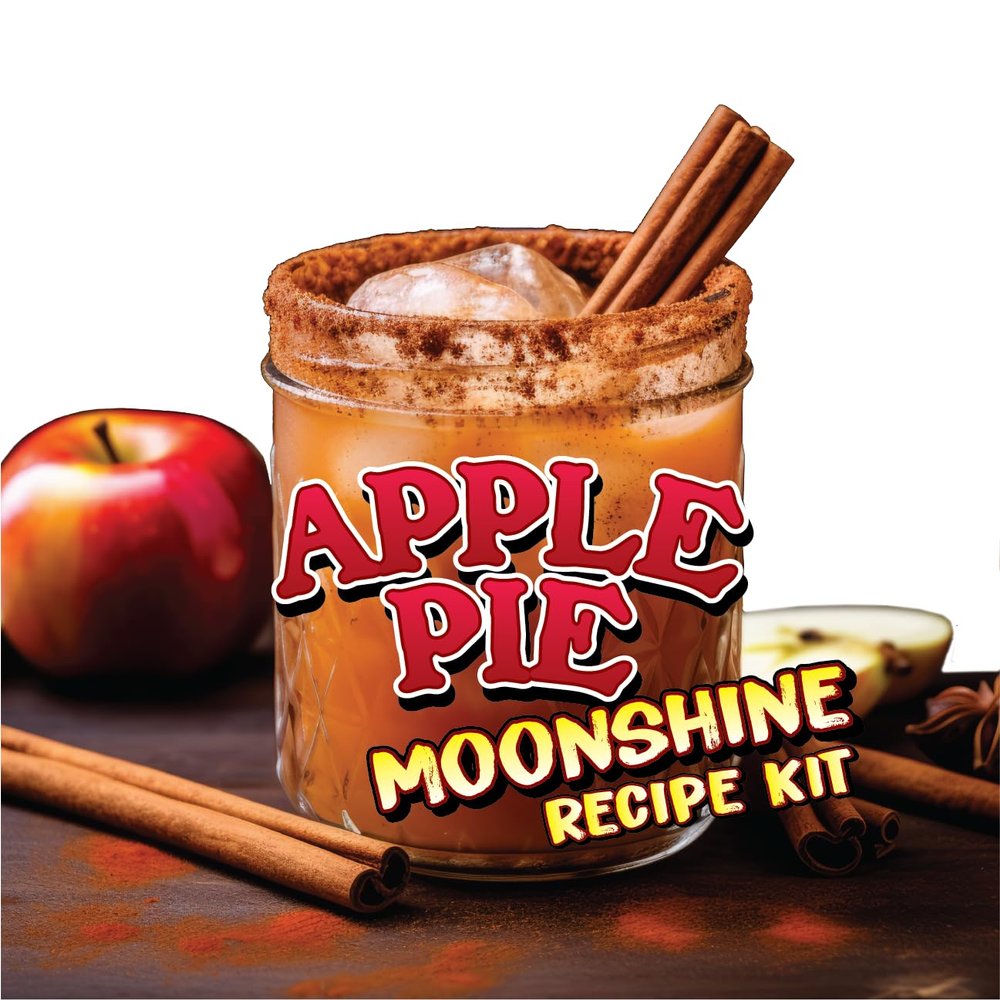 Tapcraft - Complete Apple Pie Moonshine Recipe Mash and Fermentation Kit - Make Your Own Apple Pie Moonshine at Home - Gifts for Moonshine Lovers