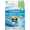 GlowyLeaf Laundry Detergent Sheets (Fresh Linen) - 80 Loads No Heavy Plastic Jug, Easy to Use Concentrated Laundry Detergent Sheets (Great for Travel) view 1