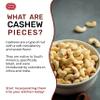 Spicy World Raw Cashew Pieces 80oz (5 LBS) - Natural Bulk Raw & Unsalted Cashews for Cooking, Baking & Topping, Gluten Free, Vegan, Keto, Paleo, Non-GMO in Vacuum Packed Bag view 2