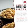 Spicy World Raw Cashew Pieces 80oz (5 LBS) - Natural Bulk Raw & Unsalted Cashews for Cooking, Baking & Topping, Gluten Free, Vegan, Keto, Paleo, Non-GMO in Vacuum Packed Bag view 3