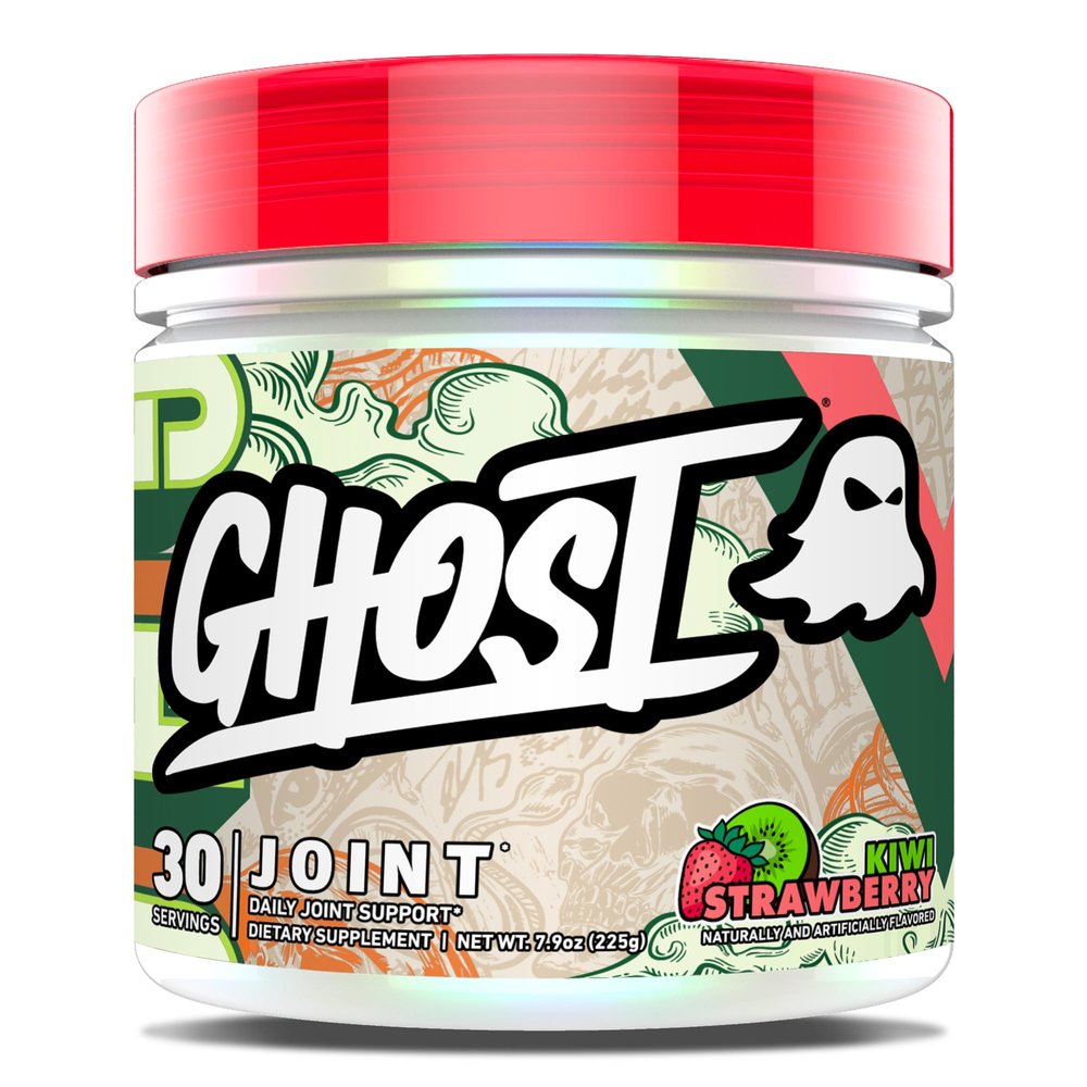 GHOST Joint Supplement, Kiwi Strawberry (30 Servings) - Daily Joint Maintenance Supplement for Men & Women - Glucosamine HCL, Chondroitin Sulfate & Curcumin - Cartilage, Bones & Joint Support