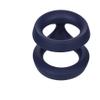 NineLife Basics Doubble Enhancer Silicone Cock and Ball Ring WZ54108, Like a Photo view 1