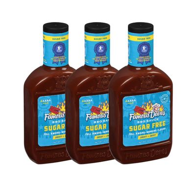 Famous Dave's - 3 pck, Sugar Free BBQ Sauce (54 oz.)