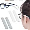 2 Pairs Silicone Glasses Ear Cushion, Eye Glasses Ear Grippers Anti Slip, Glasses Ear Grips Non Slip, Eyeglass Ear Cushions for Pain, Temple Sleeves Tips Ear Pads for Glasses Slip Preventer (Gry&WHT) view 1