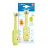 Dr. Brown's ToothScrubber Toddler Toothbrush, Triple-Sided Training Toothbrush with Suction Cup Base, Green Monster, Baby Oral Care, Ages 1-4 Years view 1
