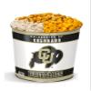 Colby Ridge 3 Way Football Popcorn Tin - White, Caramel, and Cheese Gourmet Craft Popped Gluten Free (3 Gallon - Colorado) view 1