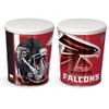 Colby Ridge 3 Way Football Popcorn Tin - White, Caramel, and Cheese Gourmet Craft Popped Gluten Free (2 Gallon - Falcons) view 2
