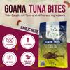 GOANA Tuna Jerky Bites, Garlic Herb, High Protein Fish Snack, Wild Caught Ahi Tuna, Keto Paleo Low Carb, Sugar Free, Gluten Free, Low Sodium, 2 oz (2 Pack) view 2