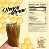 25 Pack Honey Sticks For Tea, Snacking, Honey Packets Single Serve Stir Sticks, Natural Flavor by R.U.S Candy Company- Honey Straws (Orange) view 2