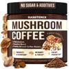 Rasstenix Mushroom Coffee Organic - 9 Mushroom Adaptogen Mix - Lion's Mane, Chaga, Turkey Tail, Reishi, Shiitake - Instant Mushrooms Coffee for Gut Health, Energy, Mental Clarity - 60 Servings view 1
