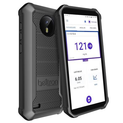 BELTRON Case for Omnipod 5, Slim Protective Grip Case with Reinforced Technology Designed to Protect Omnipod 5 Receiver (Secure Fit) (Black)
