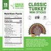 New Primal Snack Mates Classic Turkey Mini Sticks, All-Natural Turkey, High Protein and Low Sugar Kids Snack, Certified Paleo, Certified Gluten-Free, Lunchbox Friendly, 0.5oz each, 15 Pack view 3