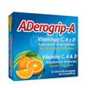Aderogripa Immune Support Vitamins C, A & D | Liquid Supplement | 10 Natural Orange Flavor Ampoules | Boost Your Immune System | Box of 10 x 10ml Ampoules | Suplemento en Ampolletas view 1