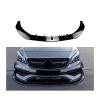 DFKAHF Car Front Bumper Lip Compatible for Mercedes CLA C117 2016-2019 CLA 200 260 45 AMG Spoiler Splitter Body Kits Diffuser(Color:Gloss Black) view 1
