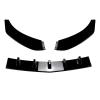 DFKAHF Car Front Bumper Lip Compatible for Mercedes CLA C117 2016-2019 CLA 200 260 45 AMG Spoiler Splitter Body Kits Diffuser(Color:Gloss Black) view 2