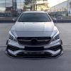 DFKAHF Car Front Bumper Lip Compatible for Mercedes CLA C117 2016-2019 CLA 200 260 45 AMG Spoiler Splitter Body Kits Diffuser(Color:Gloss Black) view 3