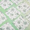 100Pcs Floral Luncheon Napkins Sage Green White Disposable Paper Napkins 6.5 Inch Spring Summer Flowers Hand Towel for Wedding Bridal Baby Shower Birthday Tableware Decorations view 4