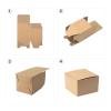 6x6x4 Gift Boxes 25 Pcs Kraft Paper Gift Boxes with Lids for Presents, Small Brown Boxes for Gifts, Christmas, Crafting view 3
