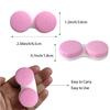 Erewa 12 Pack Contact lens case Contact Lens Holder Box Soak Storage Kit(Mixed Colors) view 2