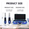 Generic Terahertz (THZ) Therapy Devices Healthy Physiotherapy Plates Electric Heating Therapy Massage Quantum Wellness/Body/Water Enhancement Wand, Blue view 4