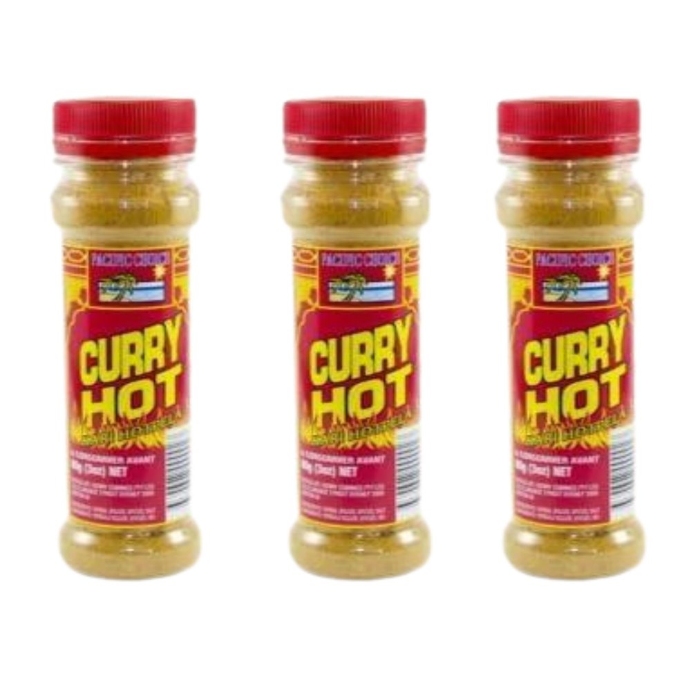 Authentic HOT Curry Powder, Mild Natural (Pack Of 3 x 90g) Take Your Cooking To The Next Level ... Spice up your day!