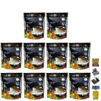 NineLife Basics 20 Sachets/Pack (100g) Roasted Spain Arabica Coffee Intense Dee Black Coffee 22 In 1 Instant Coffee Powder Set 10 By Beautygoodshop [Get Free For You Beauty Gifts]